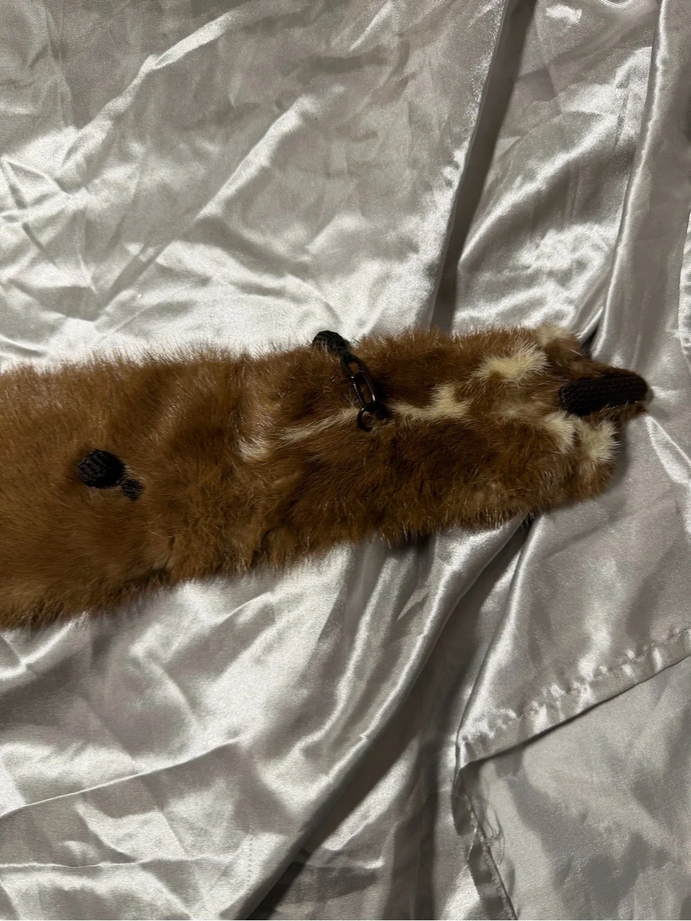 Vintage 1940s-1950w Multi Pelt Genuine Mink Fur Stole/scarf Wrap